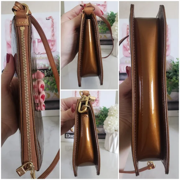 **SOLD** Authentic Pre-owned Louis Vuitton Lexington Vernis Pochette Bag - Picture 9 of 15